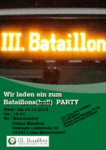 Bataillonsfest 2015